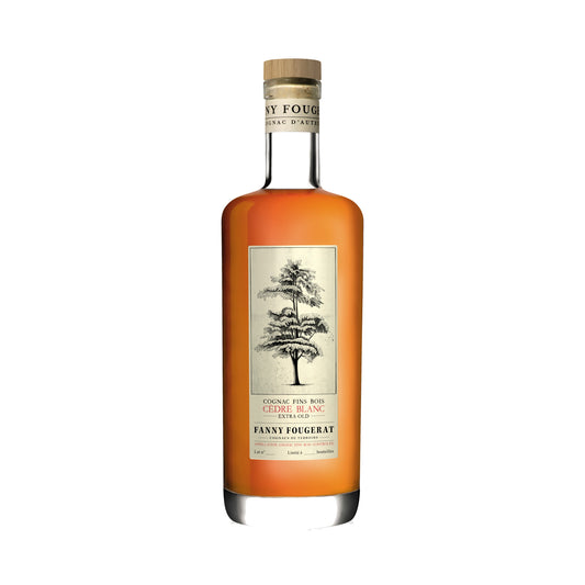Cèdre Blanc Extra Old Cognac — complete bottle on white, catalogue image