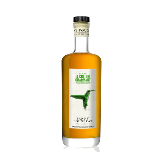 Colibri Charmant Blanc Pineau des Charentes — complete bottle on white, catalogue image