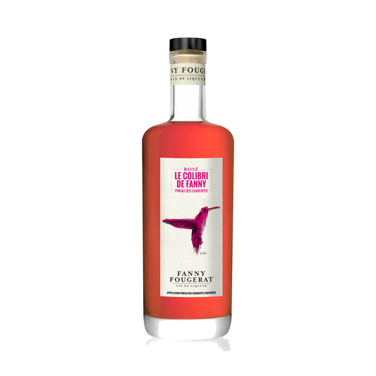 Colibri de Fanny Rosé Pineau des Charentes — complete bottle on white, catalogue image